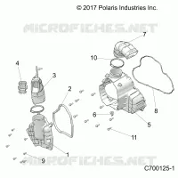 ENGINE, ALTERNATEUR  COVER HVAC