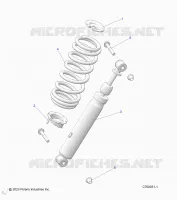 SUSPENSION, AMORTISSEUR AVANT MOUNTING