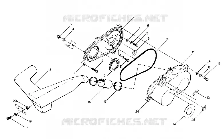COUVERCLE D'EMBRAYAGE ASSEMBLY (4913501350020A)