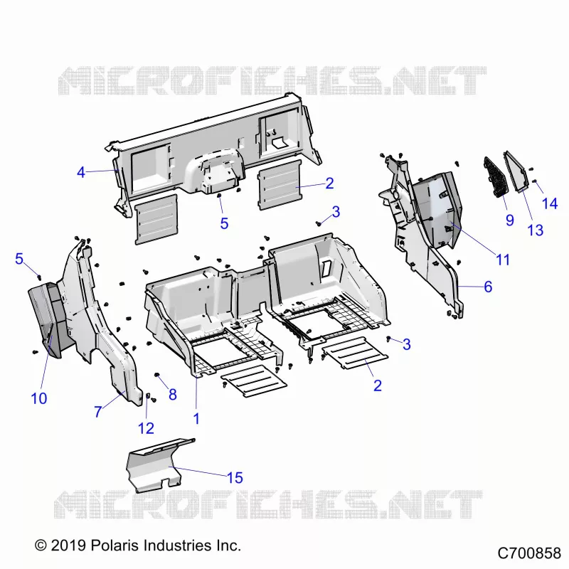 CARROSSERIE ARRIERE CLOSEOFF AND FENDERS