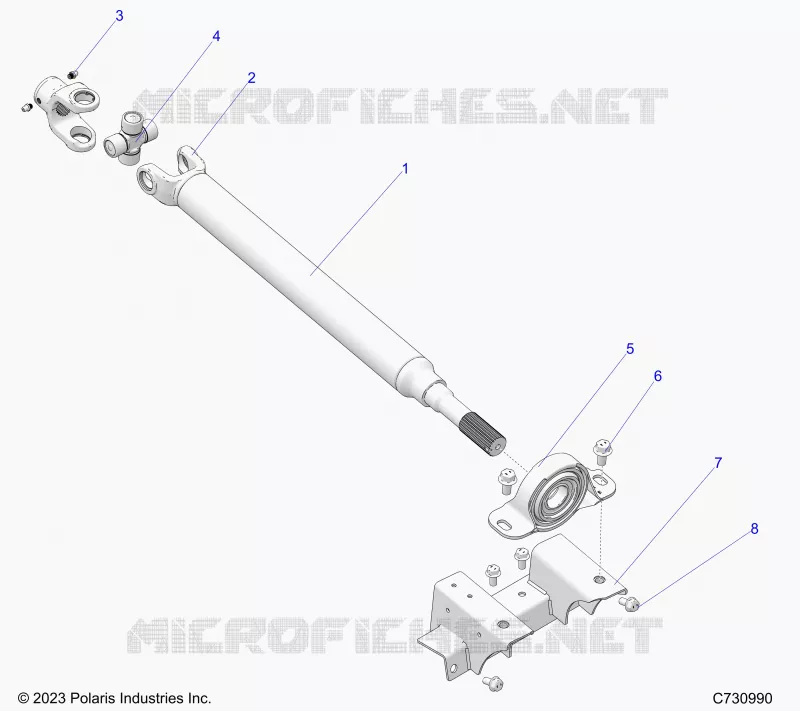 SYSTÃˆME DE TRANSMISSION, MID PROP SHAFT