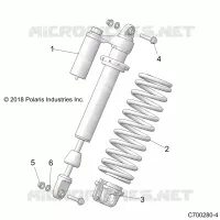 SUSPENSION, AMORTISSEUR AVANT MOUNTING