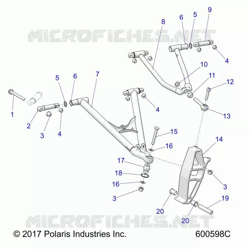 TRIANGLES SUSPENSIONS AVANT 