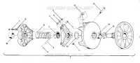 EMBRAYAGE DE TRANSMISSION SUPERTRAK (4915871587017A)