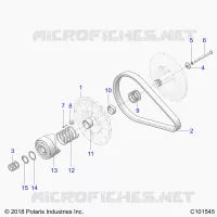 SYSTÃˆME DE TRANSMISSION, SECONDARY CLUTCH