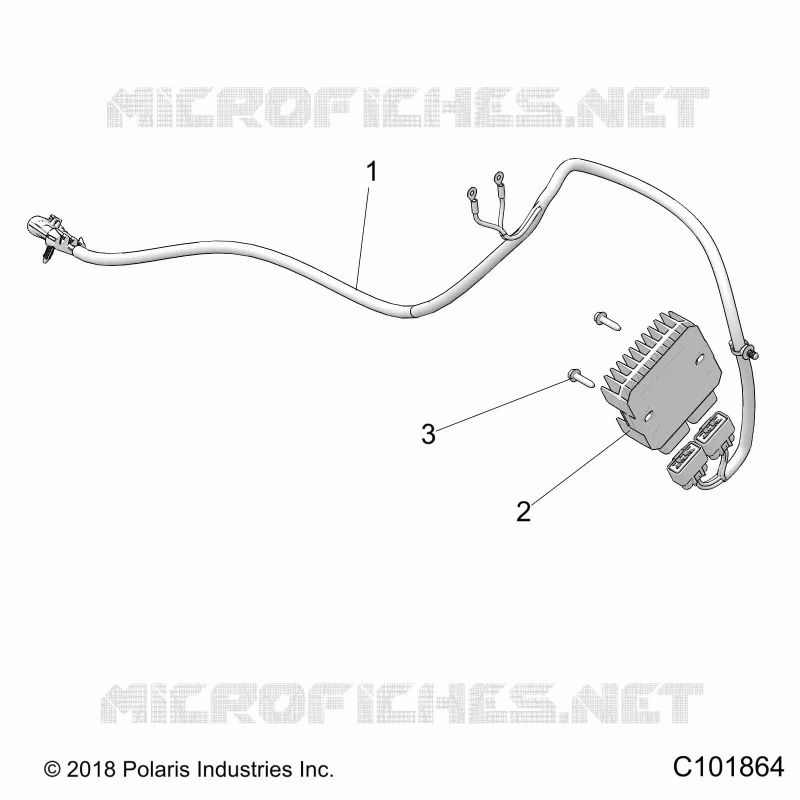 ELECTRICAL, REGULATEUR DE TENSION AND MOUNTING (FROM 11/30/2018)