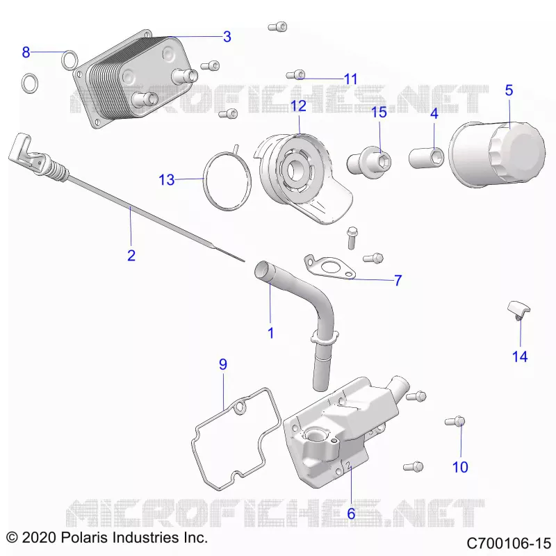 ENGINE, JAUGE ET FILTRE A HUILE