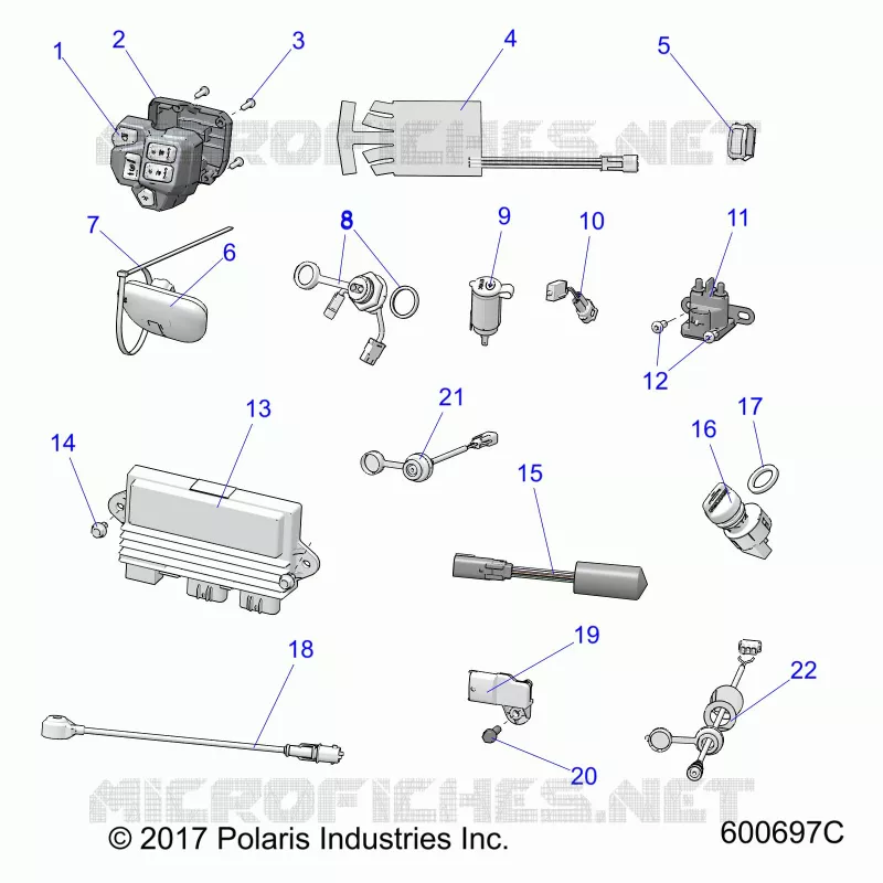 ELECTRICITE, SWITCHES, SENSORS AND COMPONENTS
