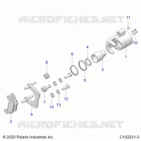BRAKES, BRAKE ETRIER DE FREIN ARRIERE