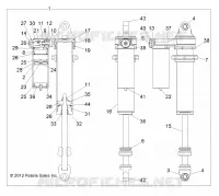 SUSPENSION ARRIERE AMORTISSEUR (7043938)