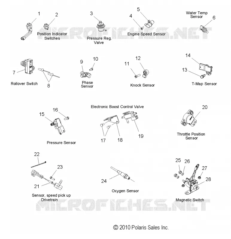 CAPTEURS, SWITCHES and SOUPAPES