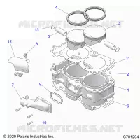CYLINDRE AND PISTON
