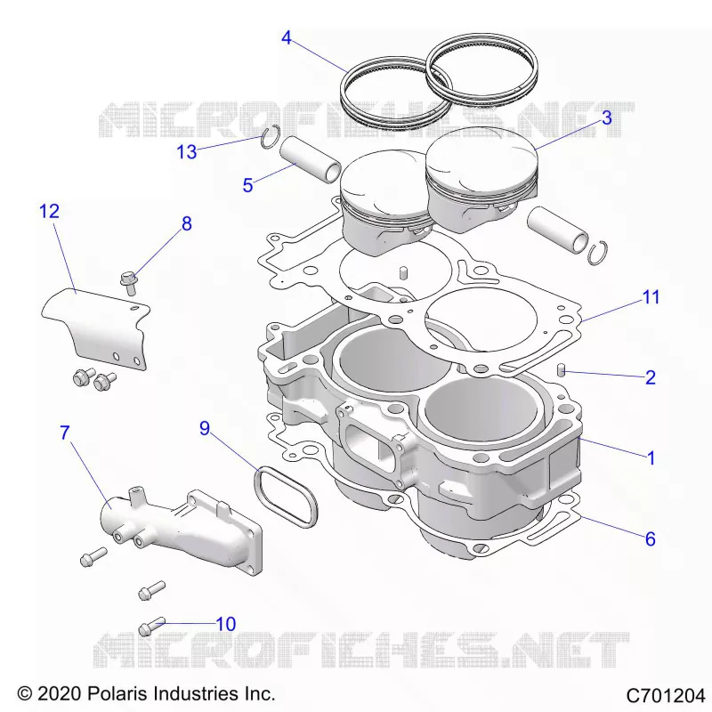 CYLINDRE AND PISTON
