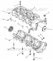 CARTERS MOTEUR ASSEMBLY Storm 0965782, Storm SKS 0965582,  Euro Storm E965782, E (4931593159C014)