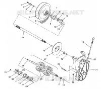 SYSTÈME DE TRANSMISSION ASSEMBLY SPORT / 0930443 (4922942294017A)
