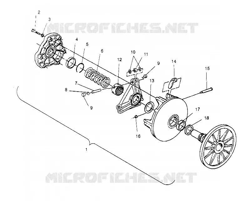 EMBRAYAGE DE TRANSMISSION ASSEMBLY XLT 0950756, XLT SKS 0950556,  XLT SKS EURO E950556   (4928842884C003)