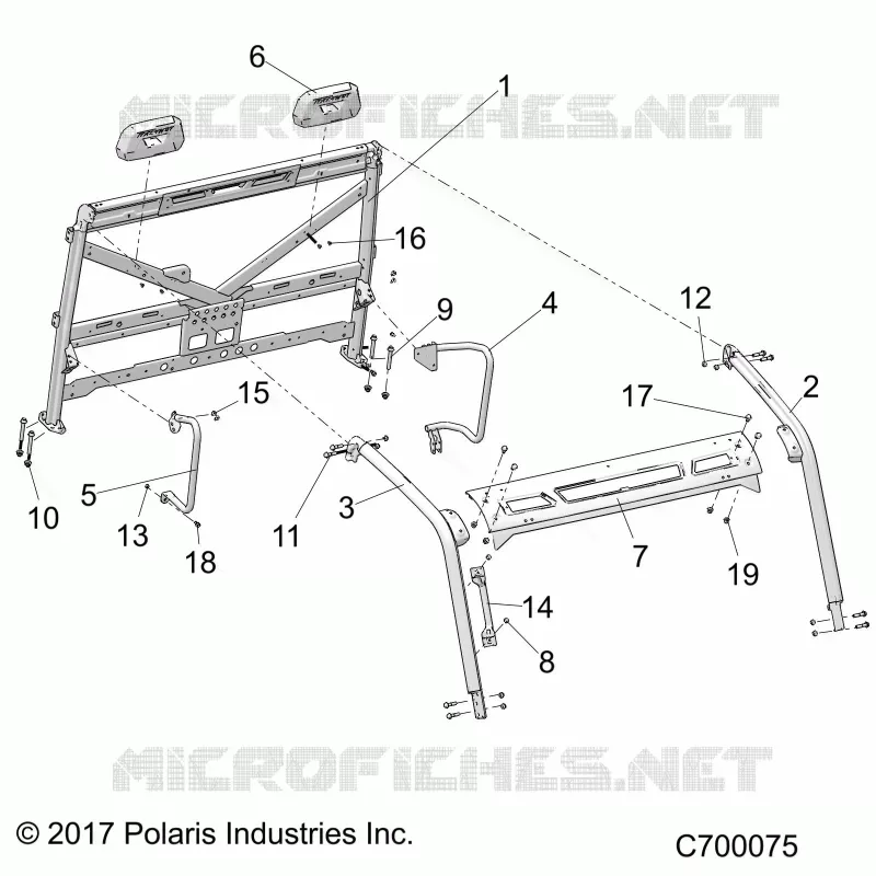 CHASSIS, CAB CADRE