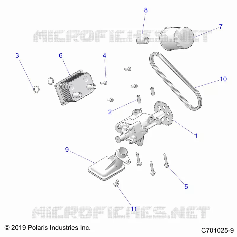 POMPE A HUILE AND OIL COOLER