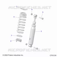 SUSPENSION, AMORTISSEUR AVANT MOUNTING