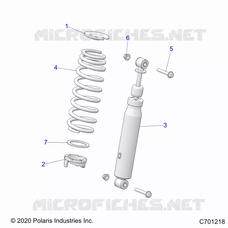 SUSPENSION, AMORTISSEUR AVANT MOUNTING