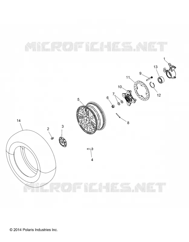 ROUES, FRONT and HUB