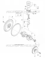 MOTEUR, VILEBREQUIN AND PISTON