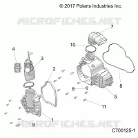 ENGINE, ALTERNATEUR  COVER HVAC