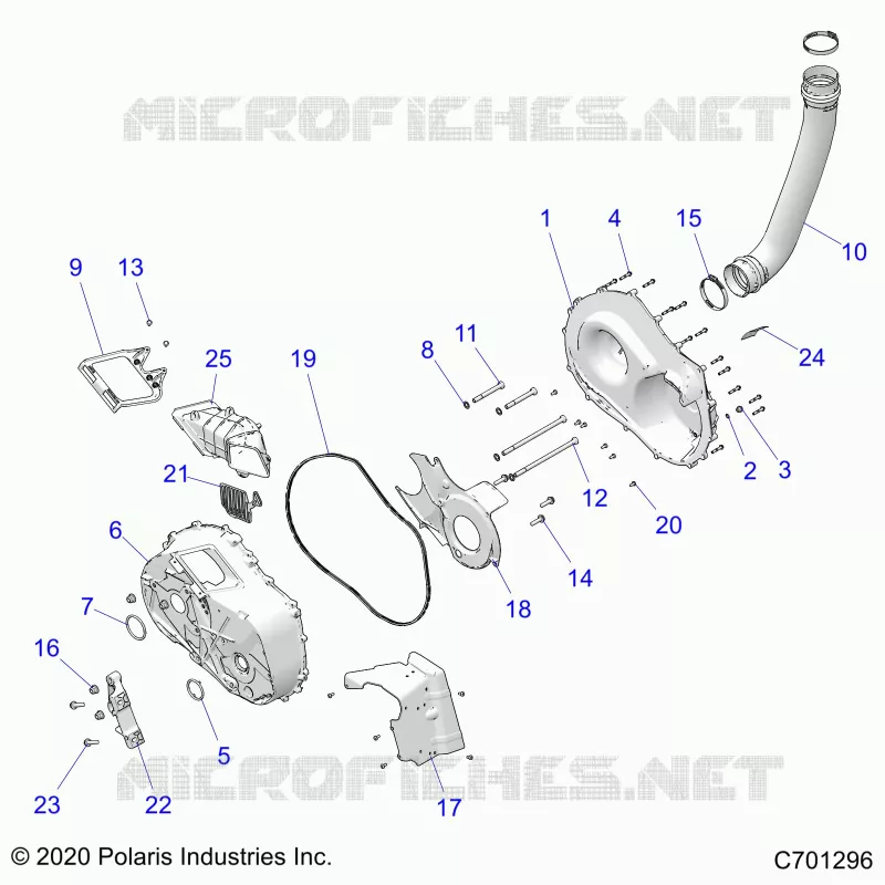SYSTÃˆME DE TRANSMISSION, CLUTCH COVER AND DUCTING