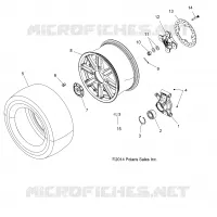 ROUES, REAR and HUB
