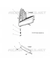 ELECTRICITE, HEADLIGHT AND TAILLIGHT