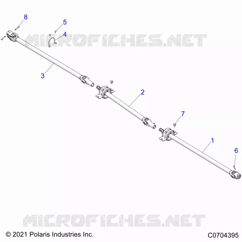 SYSTÃˆME DE TRANSMISSION, PROP SHAFT
