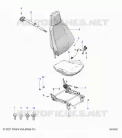 SIEGE (DRIVER) AND SEAT BELT MOUNTING