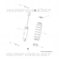 SUSPENSION, AMORTISSEUR AVANT