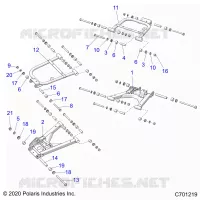 SUSPENSION ARRIERE CONTROL ARMS