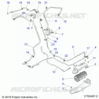 BODY, CARBURANT LINES