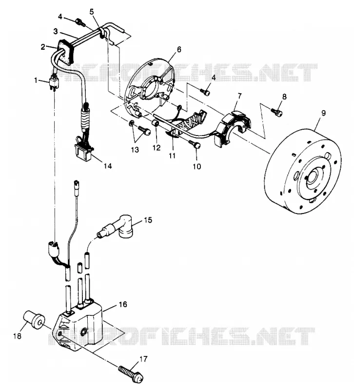 STATOR 500 EFI 0973774 (4938423842C011)