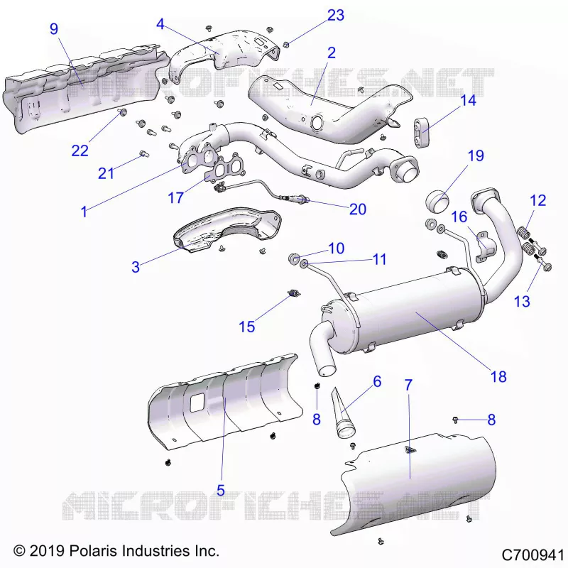 ENGINE, ECHAPPEMENT