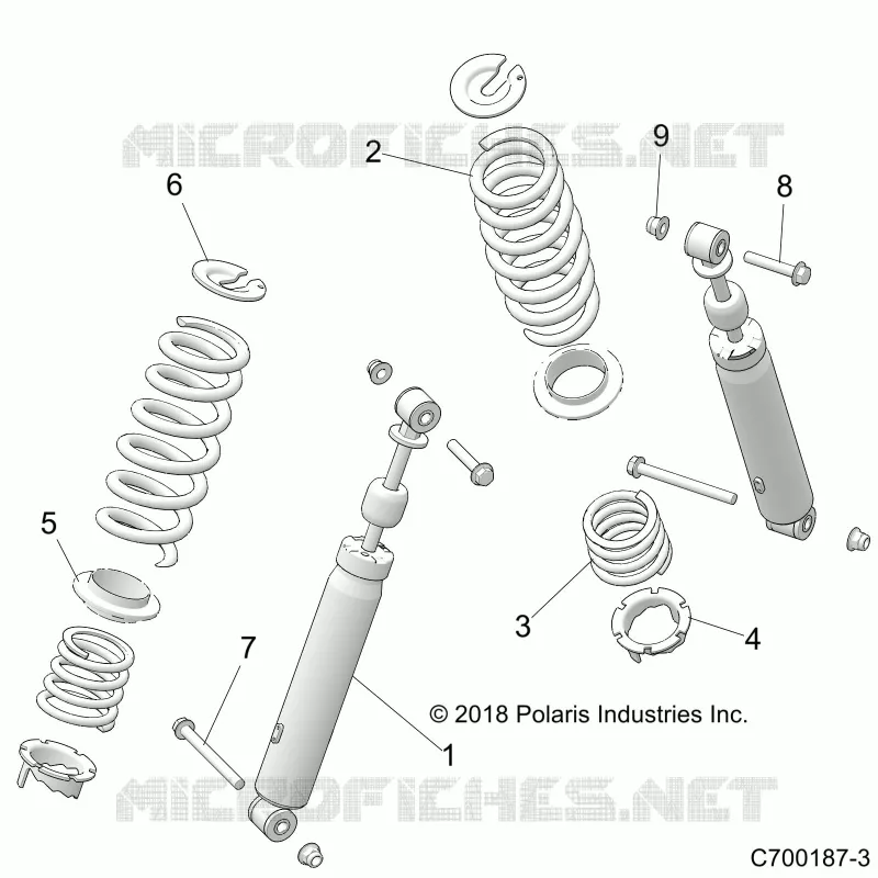 SUSPENSION ARRIERE SHOCK MOUNTING