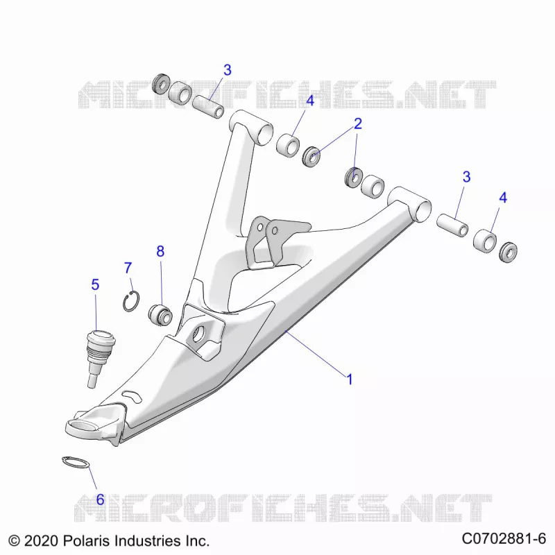 SUSPENSION AVANT CONTROL ARMS LOWER