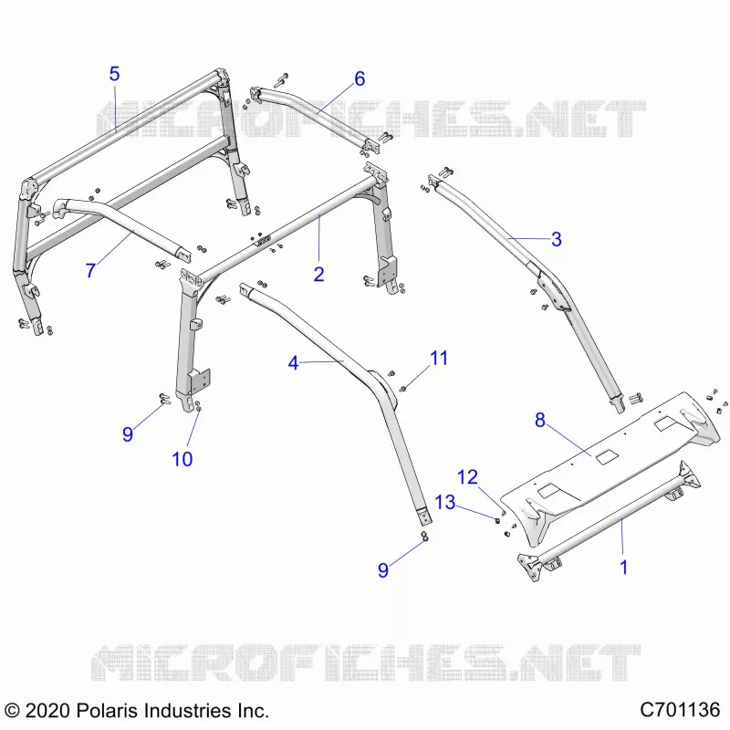 CHASSIS, CAB CADRE