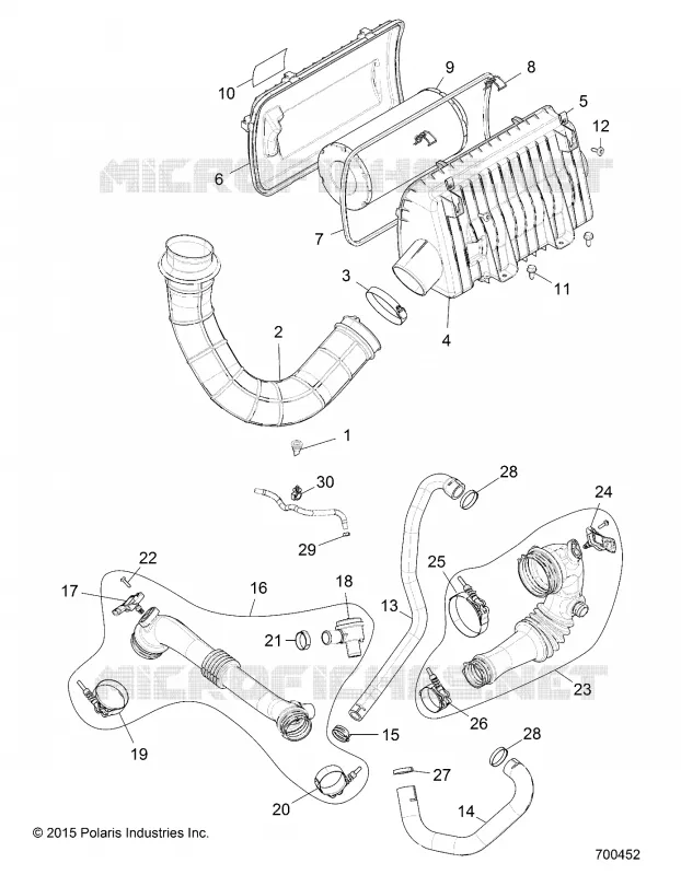 ENGINE, PRISE D'AIR SYSTEM