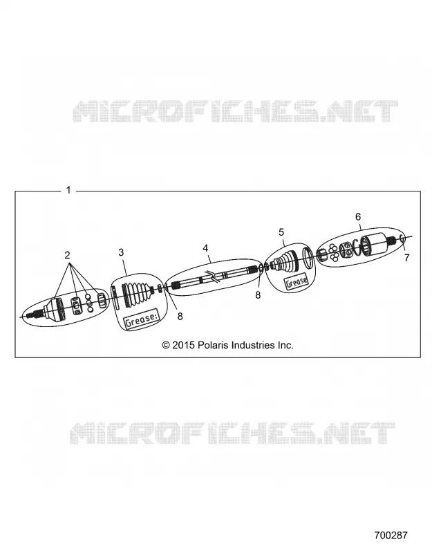 SYSTEME DE TRANSMISSION, FRONT HALF SHAFT