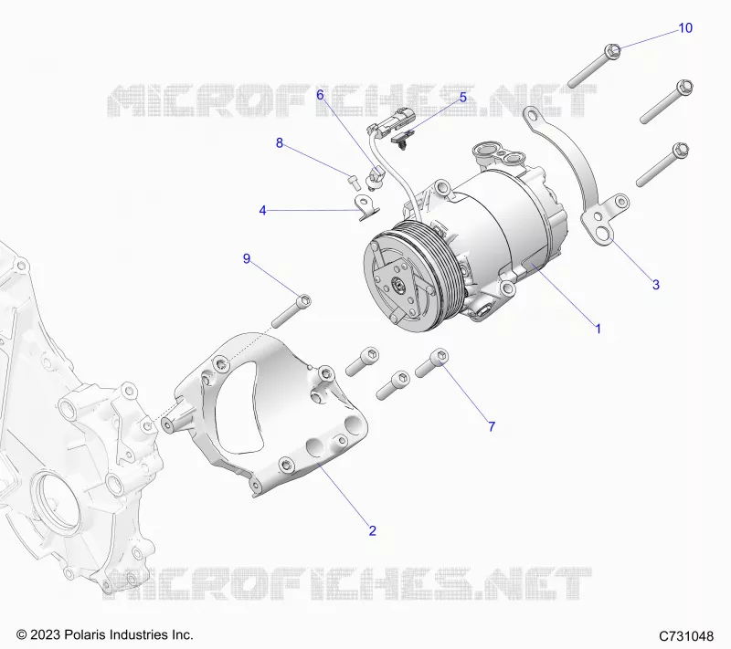 MOTEUR, HVAC COMPRESSOR