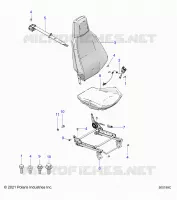 SIEGE (DRIVER) AND SEAT BELT MOUNTING