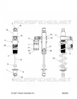 SUSPENSION, AMORTISSEUR ARRIERE TRACK, VELOCITY 7045537