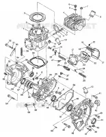 CARTERS MOTEUR AND CYLINDRE (400L) XPRESS 400L W97CA38C (4939603960D005)
