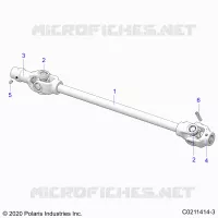SYSTÃˆME DE TRANSMISSION, FRONT PROP SHAFT