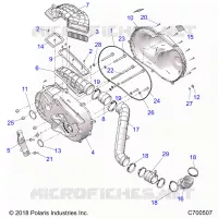 SYSTÃˆME DE TRANSMISSION, CLUTCH COVER AND DUCTING