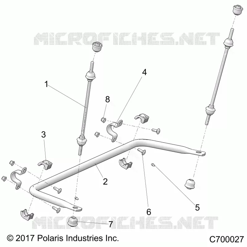 SUSPENSION, REAR BARRE STABILISATRICE