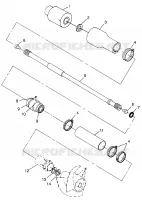 SYSTÈME DE TRANSMISSION HURRICANE B964466 AND INTL. HURRICANE I964466 (4935733573B002)